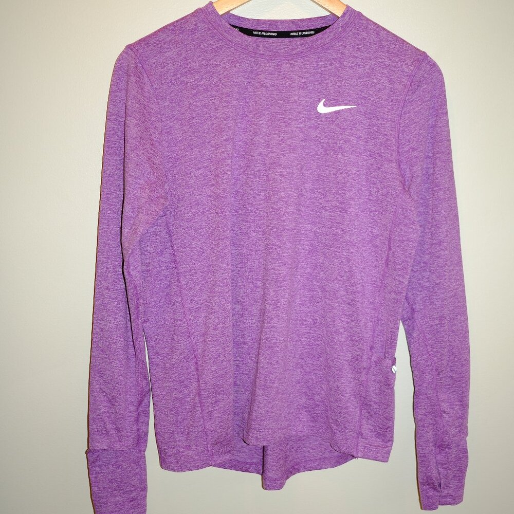 Purple Nike Women’s Long Sleeve Running Shirt Small